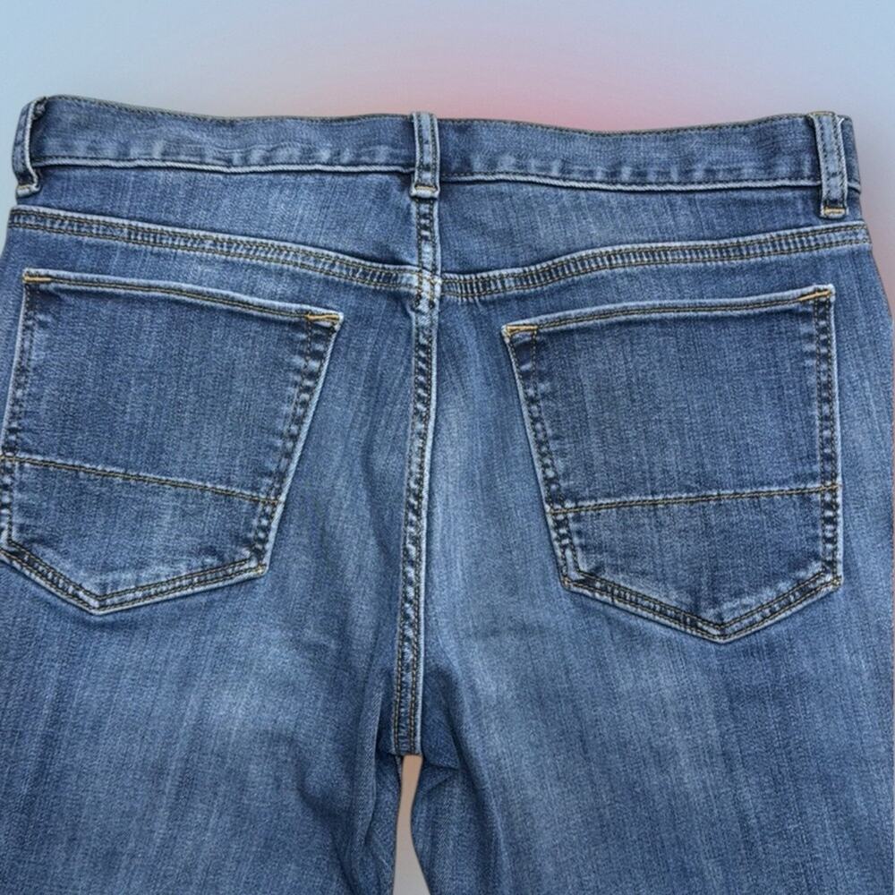 BANANA REPUBLIC Men’s 30 x 32 TRAVELER Blue Jeans SLIM FIT - Picture 3 of 4